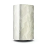Vinyl Wall Decoration Wavy Design 15.6m×106cm Light Beige