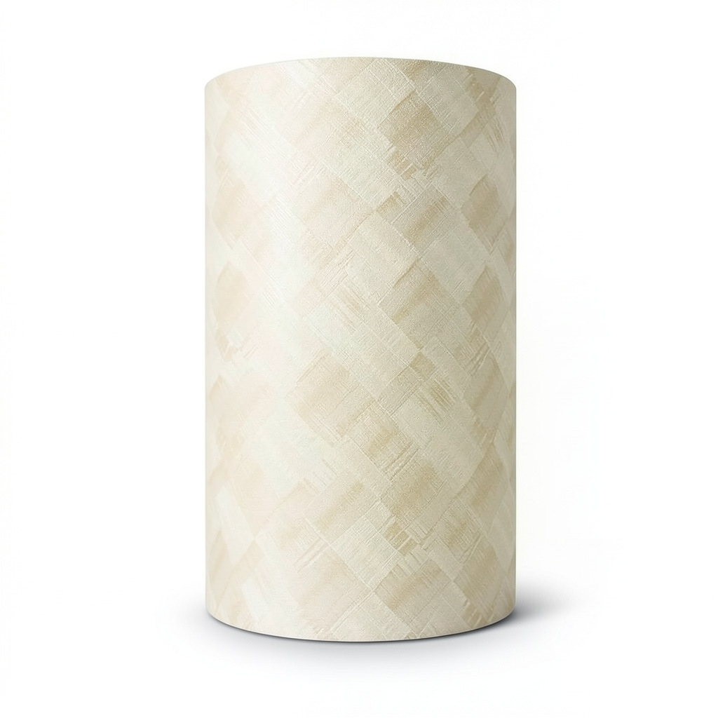 Wavy Wall Covering Beige, 15.6m Length x 106cm Width
