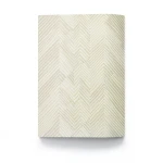 Vinyl Wall Decoration Wavy Design 15.6m×106cm Light Beige