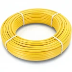 أنابيب HDPE الراجحي  PE 80 ضغط 8 بار قطر خارجي 110 مم سمك 10 مم لون أصفر 