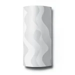 Wavy Wallpaper Light Gray, Size 15.6m x 106cm