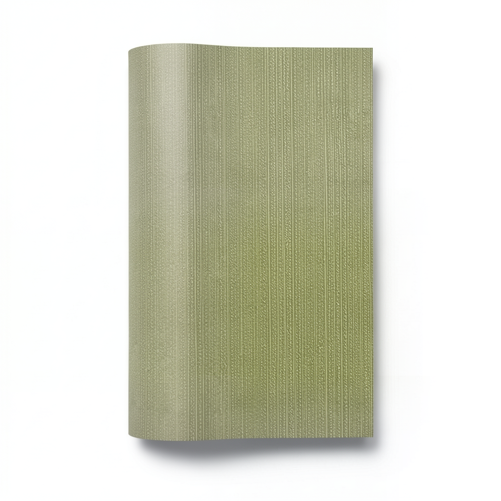 Striped Wallpaper 15.6m x 106cm Olive Green