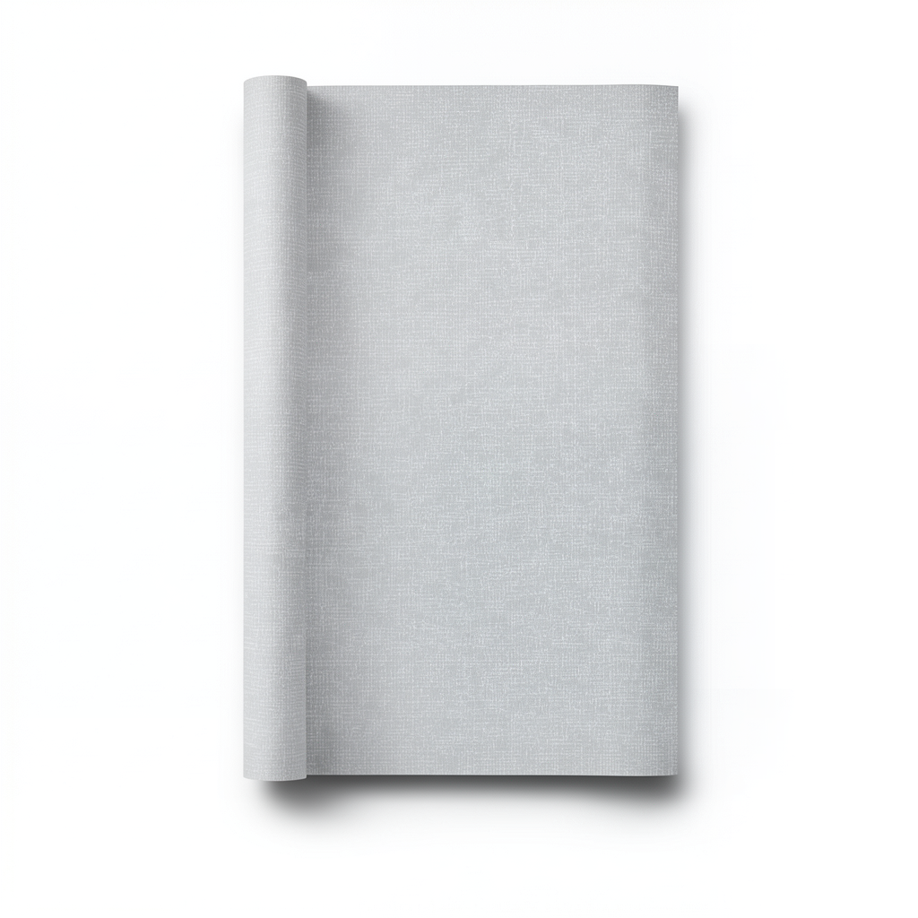 Plain Wallpaper Gray Color 15.6m x 106cm Roll