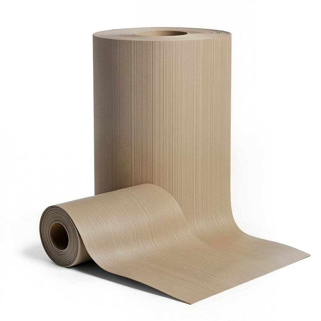 Vinyl Wallpaper Patterned Design 15.6m × 106cm Brown Color