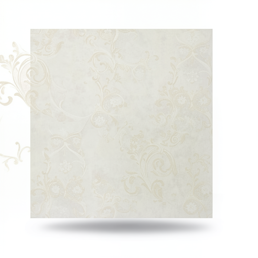 Italian Wallpaper Size 10m×1.06m, Light Beige Color, Model 82040