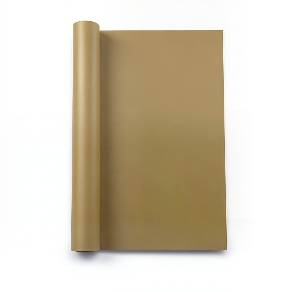 Plain Wallpaper 15.6 m x 100 cm Golden Brown Color