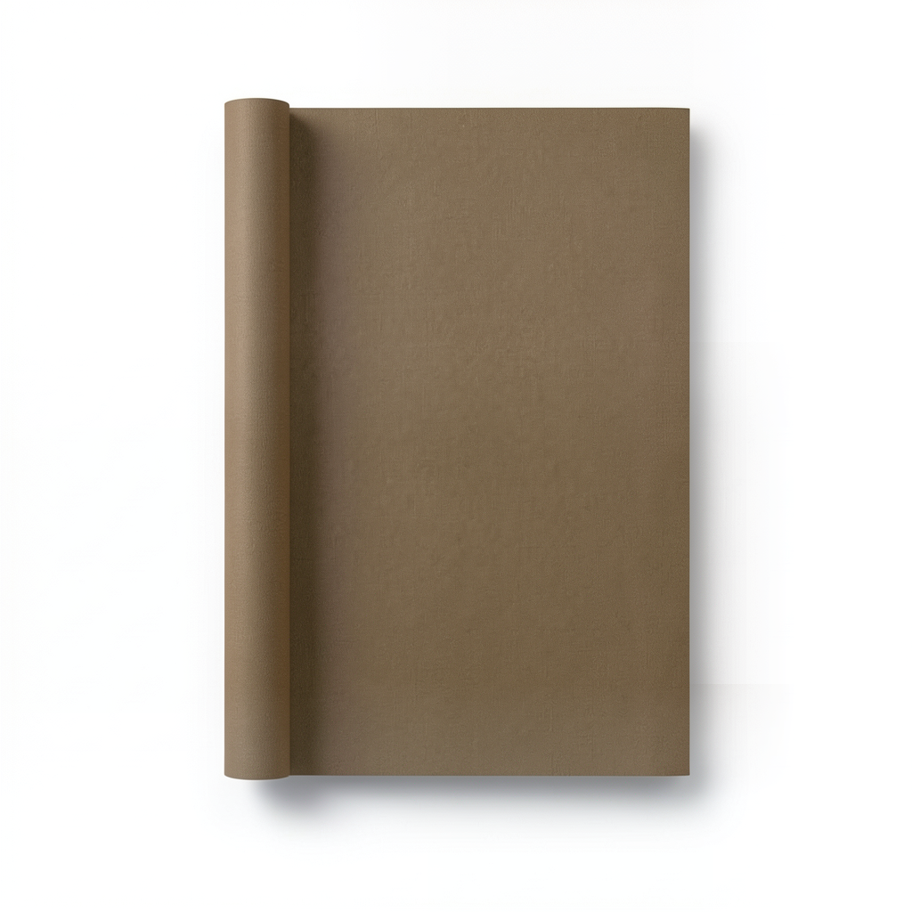 Plain Wallpaper Brown Color Size 15.6 m x 100 cm