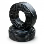 أنابيب HDPE الراجحي PE 80 ضغط 8 بار قطر خارجي 63 مم سمك 3.8 مم لون اسود