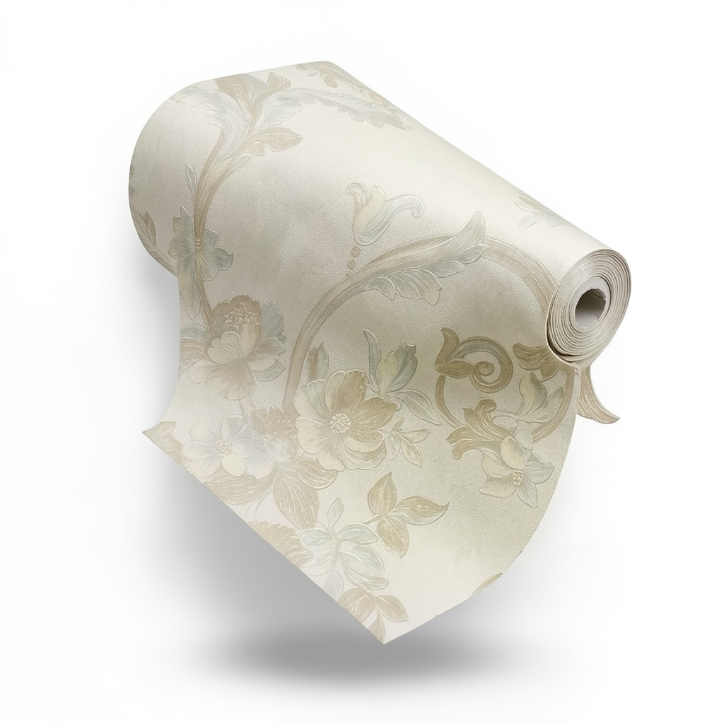 Classic Wallpaper 10m×1.06m Beige Color, Model 83033