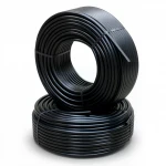 أنابيب HDPE الراجحي PE 80 ضغط 8 بار قطر خارجي 110 مم سمك 6.6 مم لون اسود