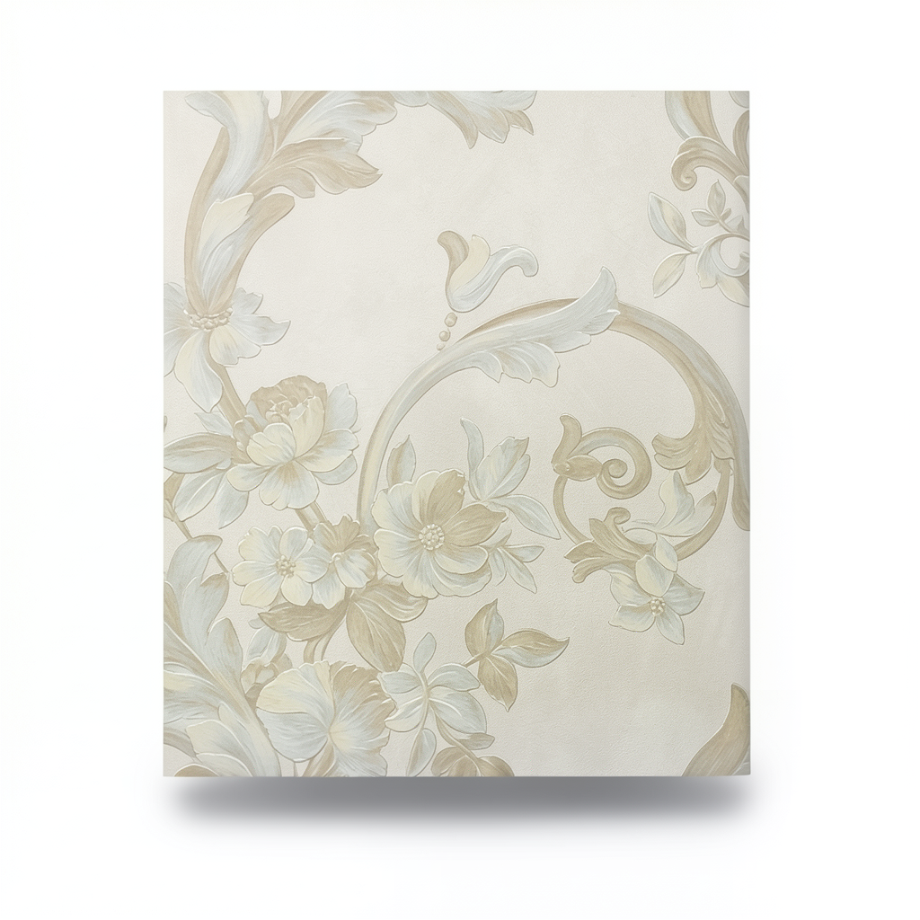 Classic Wallpaper 10m×1.06m Beige Color, Model 83033