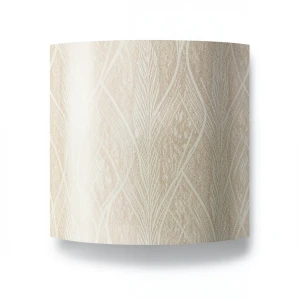 Vinyl Wallpaper Patterned Design 15.6m × 100 cm Beige