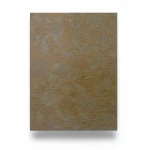 Classic Wallpaper, Vinyl Sheath, Length 10m, Width 53cm, brown with gold Color