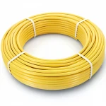 أنابيب HDPE الراجحي  PE 80 ضغط 8 بار قطر خارجي 125 مم سمك 11.4 مم لون أصفر 