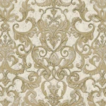 Italian Wall Covering Beige Color, 10m Length, 1.06m Width, Model 85007