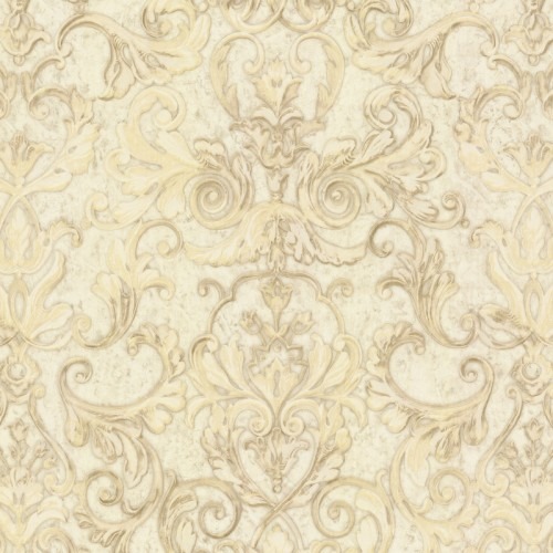 Italian Wallpaper Beige Color, 10m Length, 1.06m Width, Model 85010