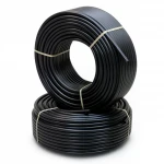 أنابيب HDPE الراجحي PE 80 ضغط 8 بار قطر خارجي 110 مم سمك 6.6 مم لون اسود