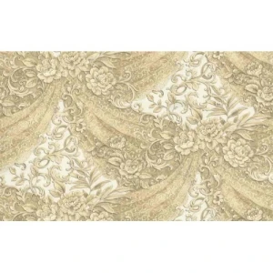Italian Wall Covering Golden Color, 10m Length, 1.06m Width, Model 82058