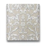 Italian Wallpaper 10m x 1.06m Beige Gray, Model 82090