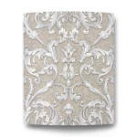 Italian Wallpaper 10m x 1.06m Beige Gray, Model 82090