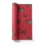 Youthful Wall Covering, Color red with brown and gray, Length 15.6m, Width 106cm  