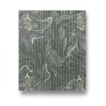 Patterned Wall Covering 10m x 1.06m Gray on Green, Model 84028