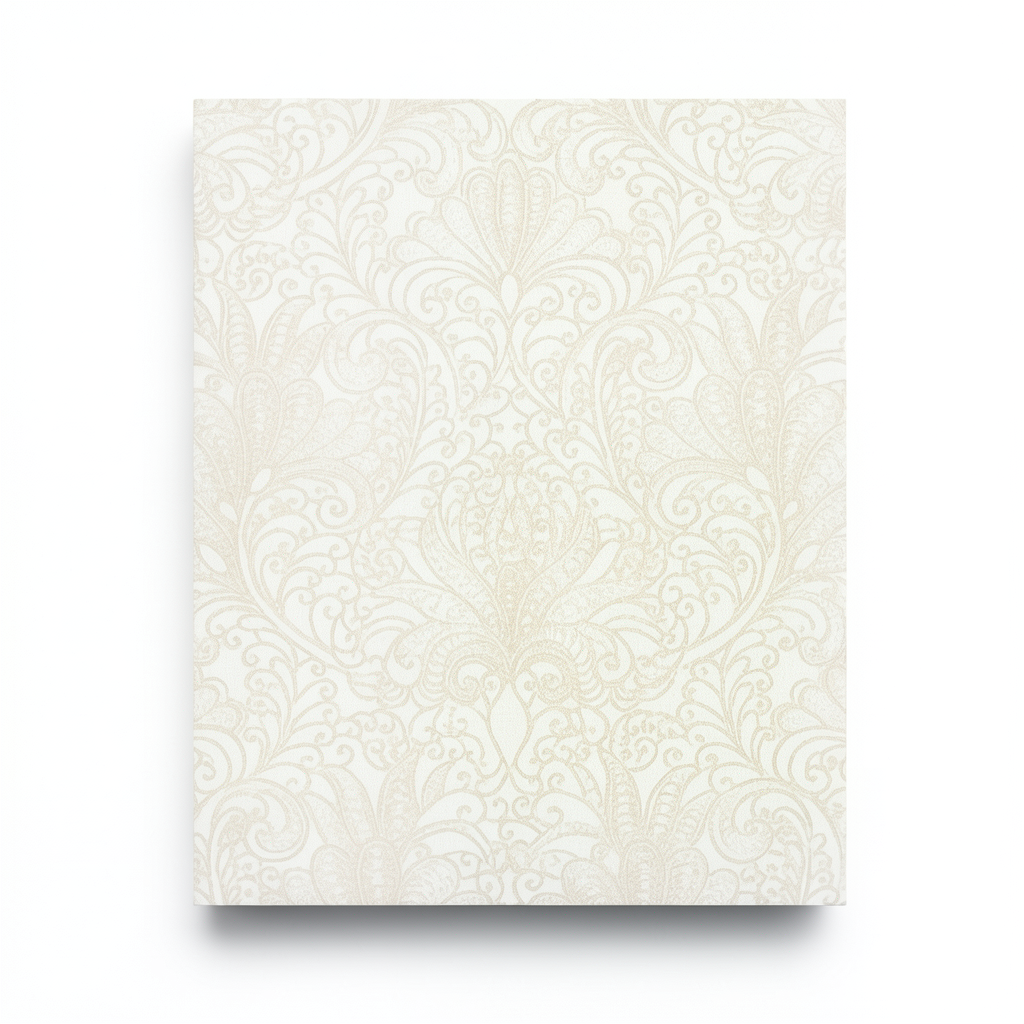 Patterned Wallpaper 10m×1.06m Light Beige Color, Model 83088