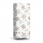 Youthful Wallpaper, Color white and brown, Length 10m, Width53 cm 