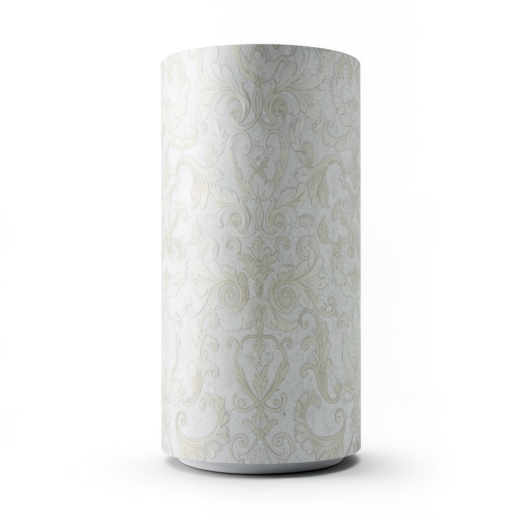 Italian Wallpaper 10m×1.06m Light Gray, Model 85001