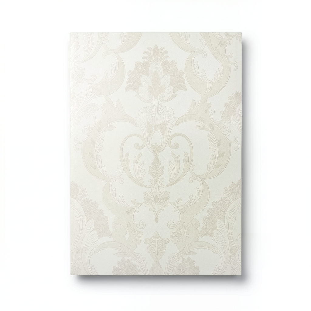 Classic Wallpaper Light Beige, 10m Length, 1.06m Width, Model 82126