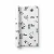 Vinyl Wall Decoration, Youthful Design, Size 10m×53cm, white and black Color 