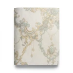 Italian Wallpaper 10m×1.06m Light Beige, Model 85032