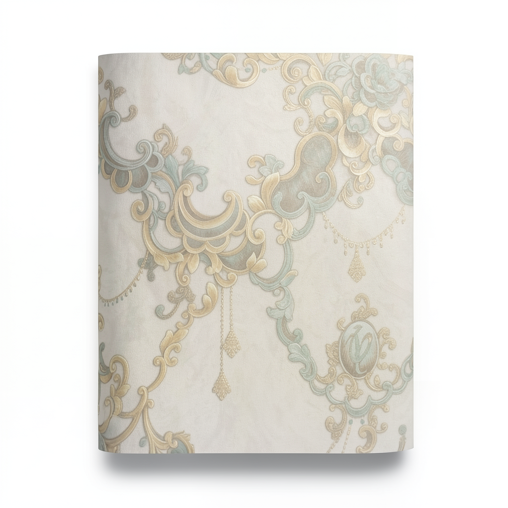Italian Wallpaper 10m×1.06m Light Beige, Model 85032