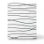 Youthful Wall Covering, Color white with black, Length 10m, Width 53cm 