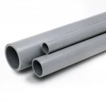 مواسير UPVC الوطني ضغط 4 بار  قطر خارجي 140 مم سمك 2.8 مم لون رمادي