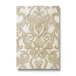 Italian Wall Covering Beige Color, 10m Length, 1.06m Width, Model 85007