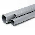 مواسير UPVC الخام الوطني ضغط 6 بار  قطر خارجي 50 مم سمك 1.8 مم لون رمادي