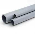 مواسير UPVC الخام الوطني ضغط 6 بار  قطر خارجي 75 مم سمك 2.2 مم لون رمادي