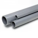 مواسير UPVC الوطنى ضغط 10 بار  قطر خارجي 180 مم سمك 8.6 مم لون رمادي