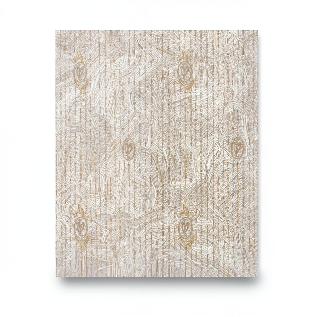 Patterned Wallpaper Light Brown 10m x 1.06m, Model 84027