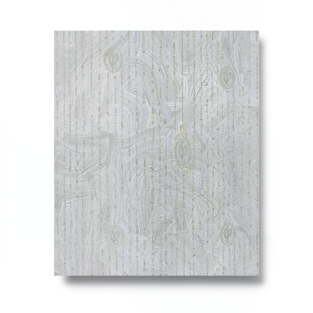 Italian Patterned Wall Decoration 10m×1.06m Light Gray