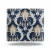 Italian Wallpaper Navy Blue with Beige Color, Length 10m, Width 1.06m, Model 82004