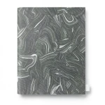 Patterned Wallpaper Gray on Green, 10m x 1.06m, Model 84041