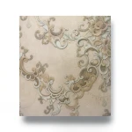Italian Wall Covering Beige Color, 10m Length, 1.06m Width, Model 85030