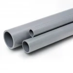 مواسير UPVC الخام الوطني ضغط 6 بار  قطر خارجي 63 مم سمك 1.9 مم لون رمادي