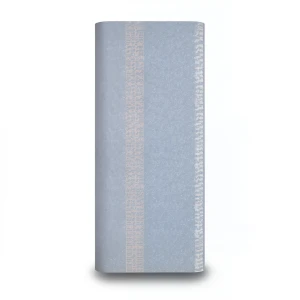 Italian Wallpaper 10m Length, 1.06m Width, Gray with Blue Color