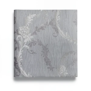 Pattrened Wallpaper Gray Color Size 10m×1.06m Model 5519