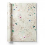 Italian Wall Decoration, Size 10m x 0.73m, Light Beige Color, Model 25215