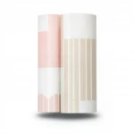 Youthful Wallpaper, Color light beige with pink, Length 10m, Width 53 cm