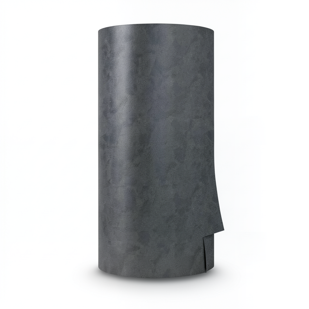 Italian Wall Covering Length 10m, Width 1.06m, Dark Gray Color